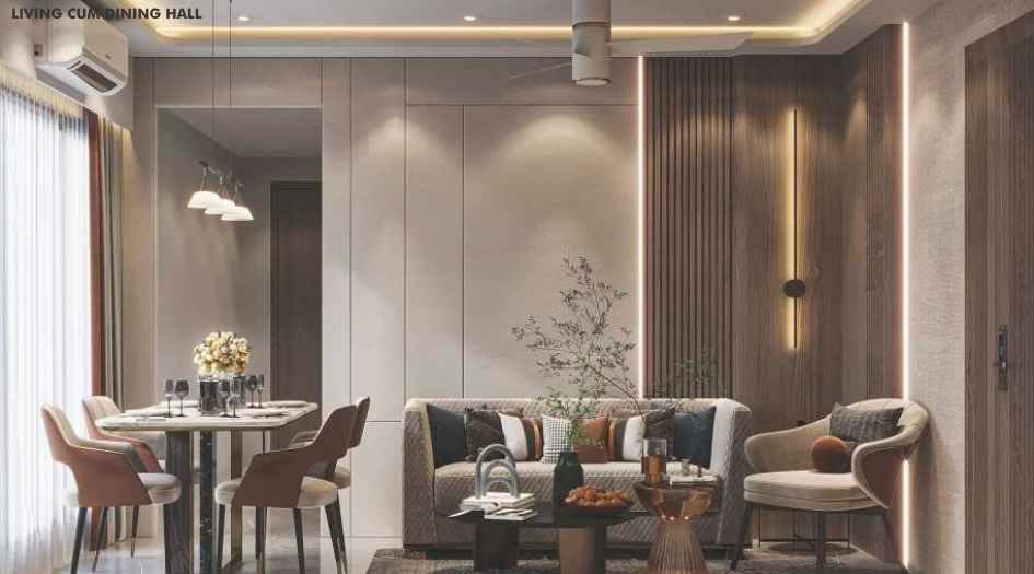 Anant-Serene-Park-2-bhk-living-cum-dining-hall